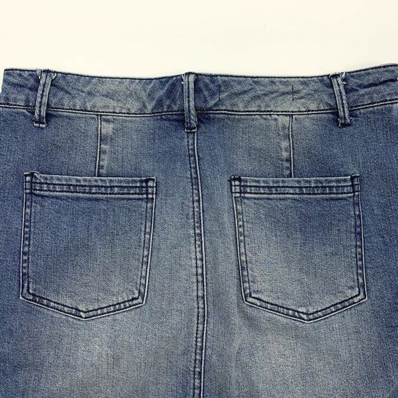 Pilcro and the Letterpress Denim Pencil Skirt - Picture 8 of 9